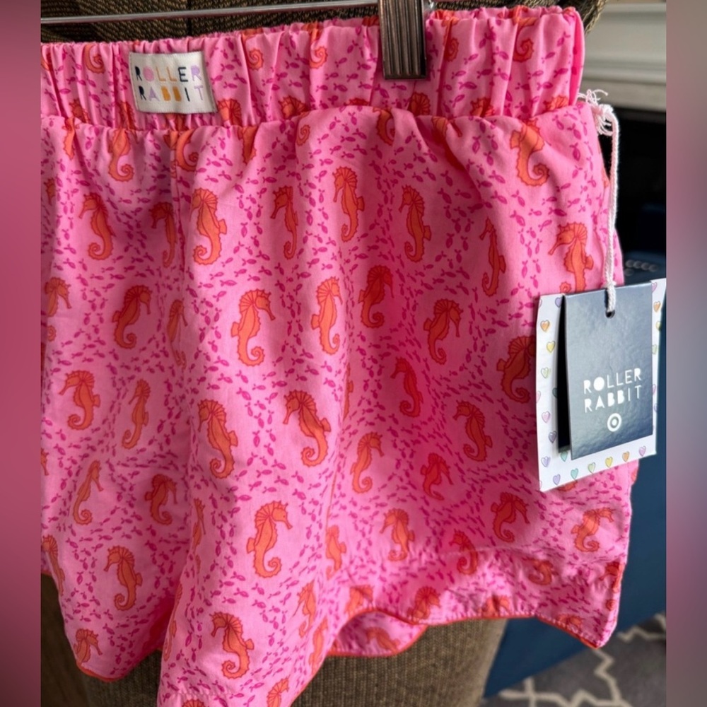 Roller Rabbit x Target Pink Seahorse Print Shorts -Small - NWT - Picture 4 of 8